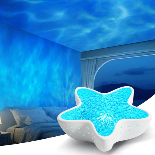 Effet vagues LED sur mur chambre enfant Madouceveilleuse