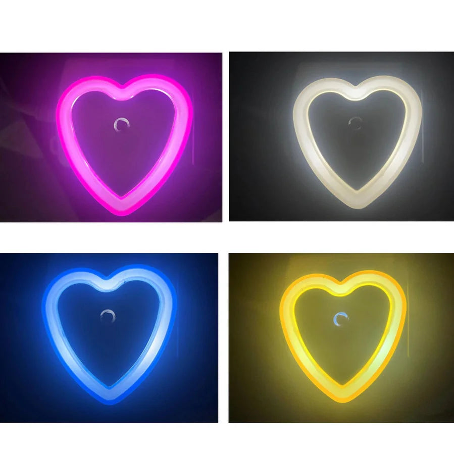 Veilleur coeur sur prise - LoveLight