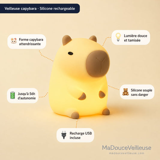 Veilleuse Capybara | CapiZen
