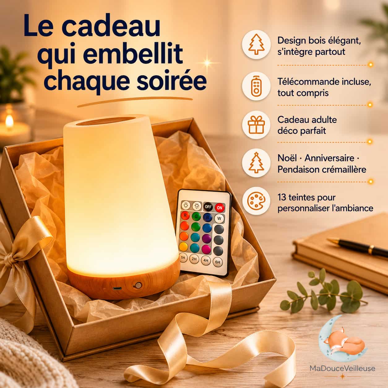Veilleuse rechargeable - SoftTouch