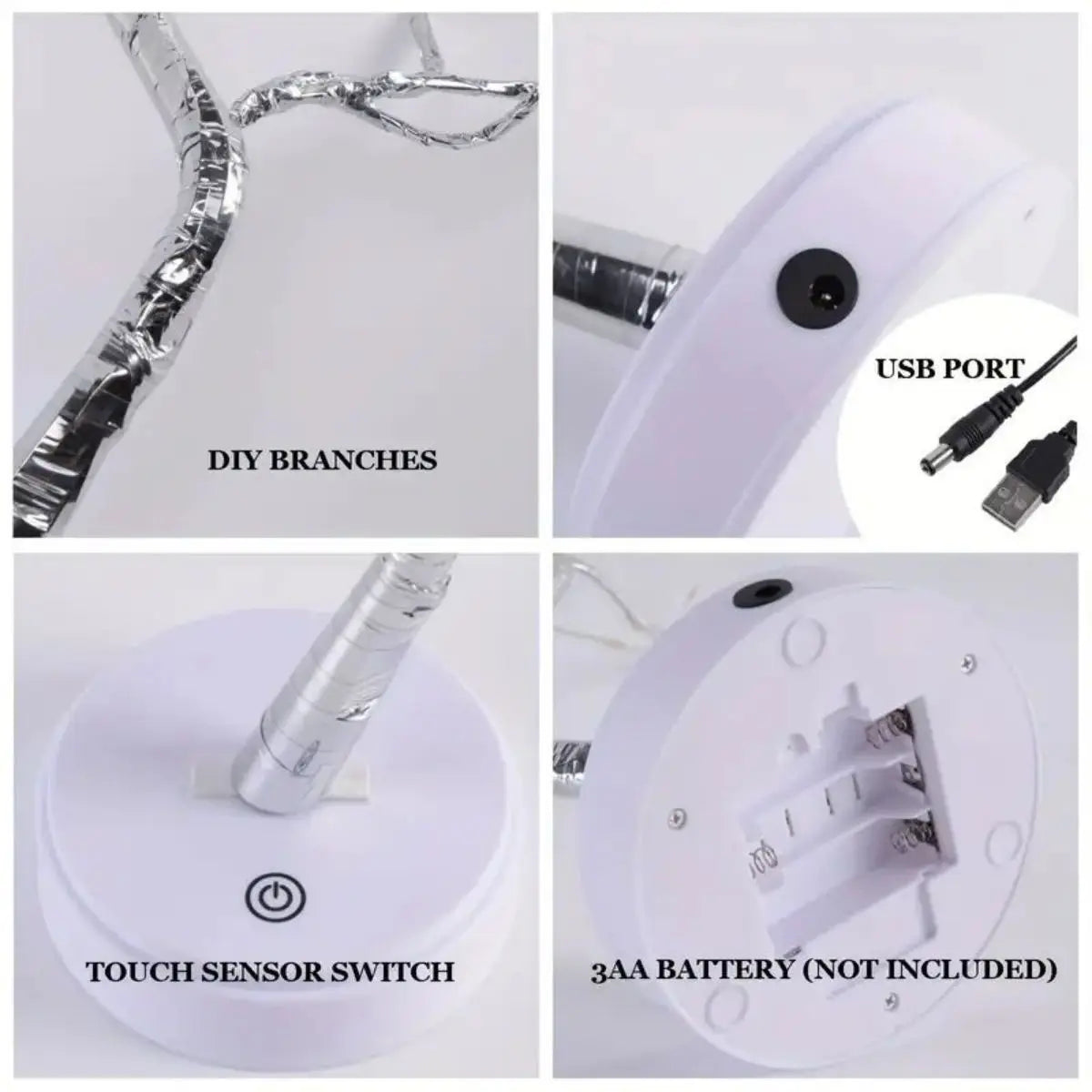 arbre lumineux LED 108 lumières