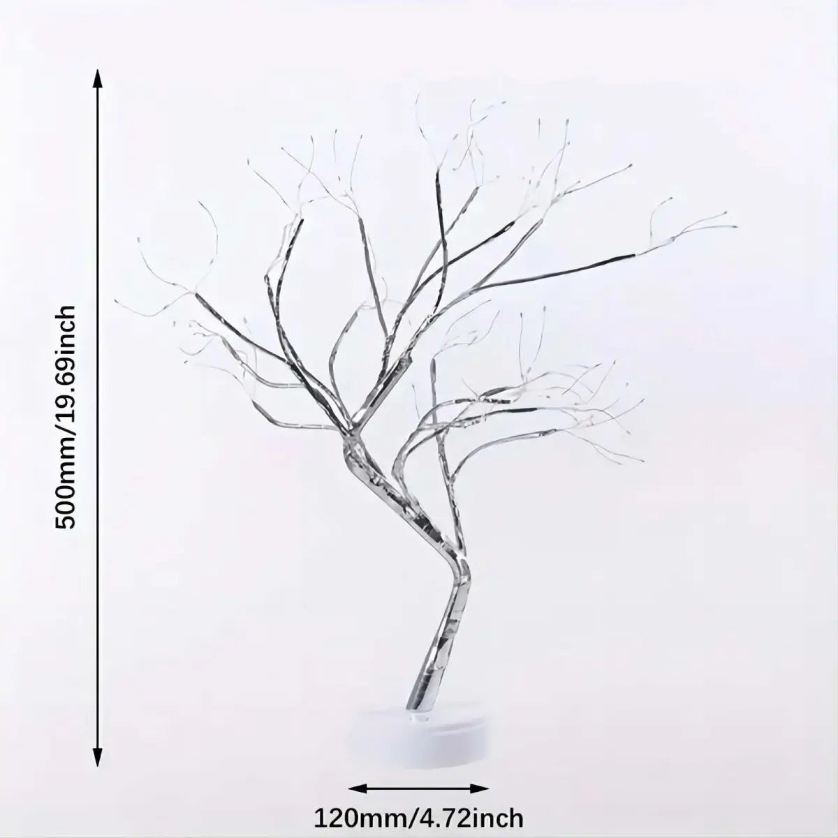 arbre lumineux sur table design flexible