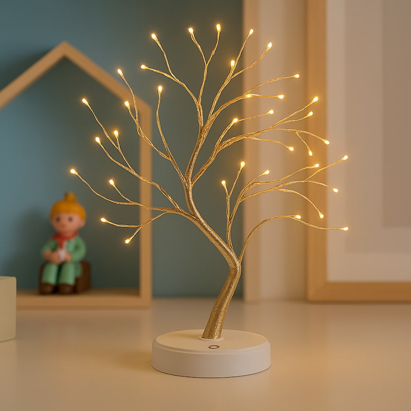 arbre lumineux LED 108 lumières chambre enfant