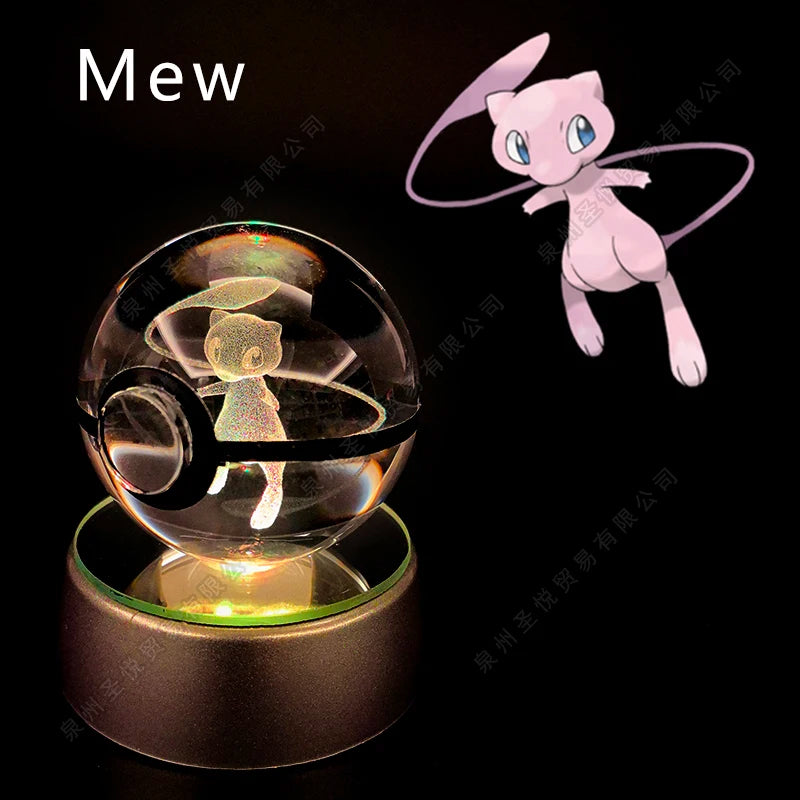 boule cristal pokemon mew decor chambre