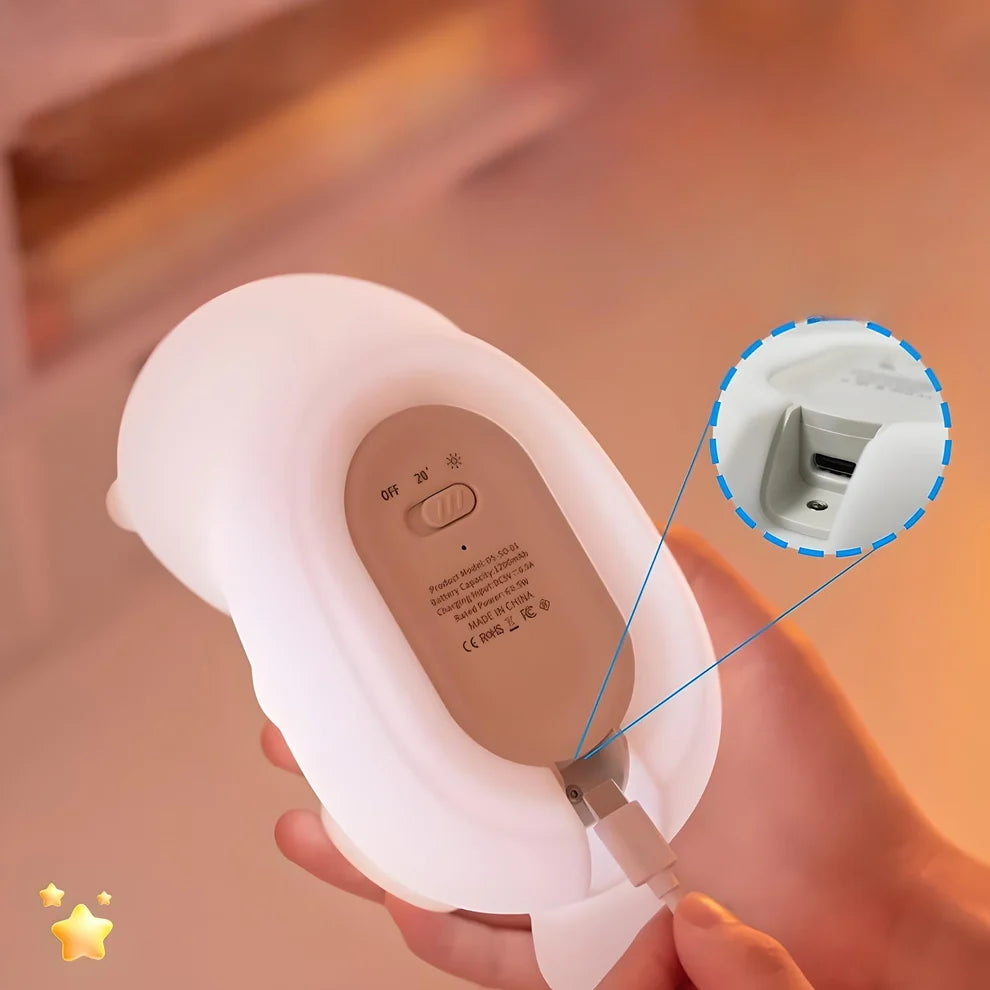 Veilleuse loutre en silicone - OttoLight