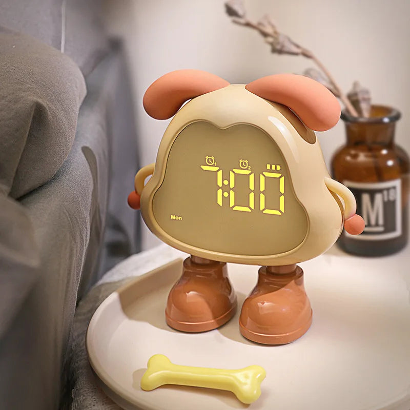 horloge digitale chien pour chambre bébé