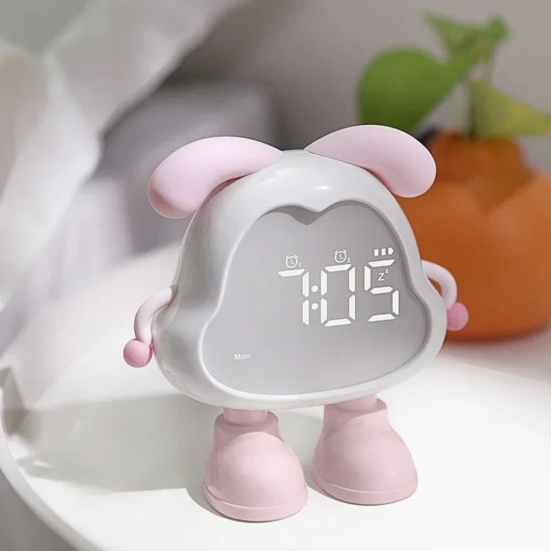 horloge digitale chien pour chambre enfant