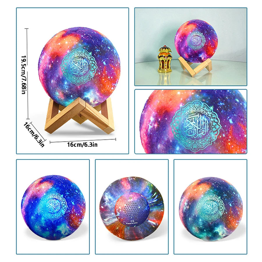 lampe coranique étoilée bluetooth HD