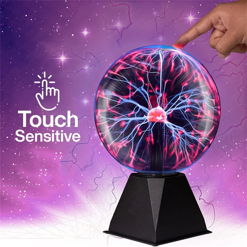 lampe plasma tactile enfant boule électrique