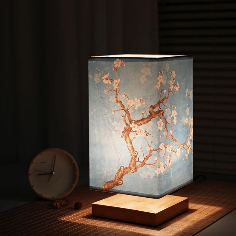 lampe rectangulaire style japonais
