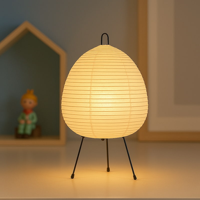 lampe déco papier de riz lumière douce