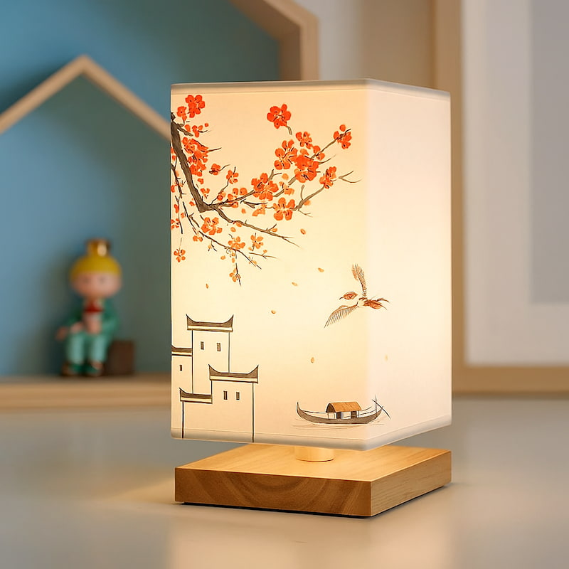 lampe de chevet japonaise