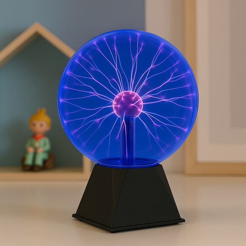 lampe déco science boule plasma