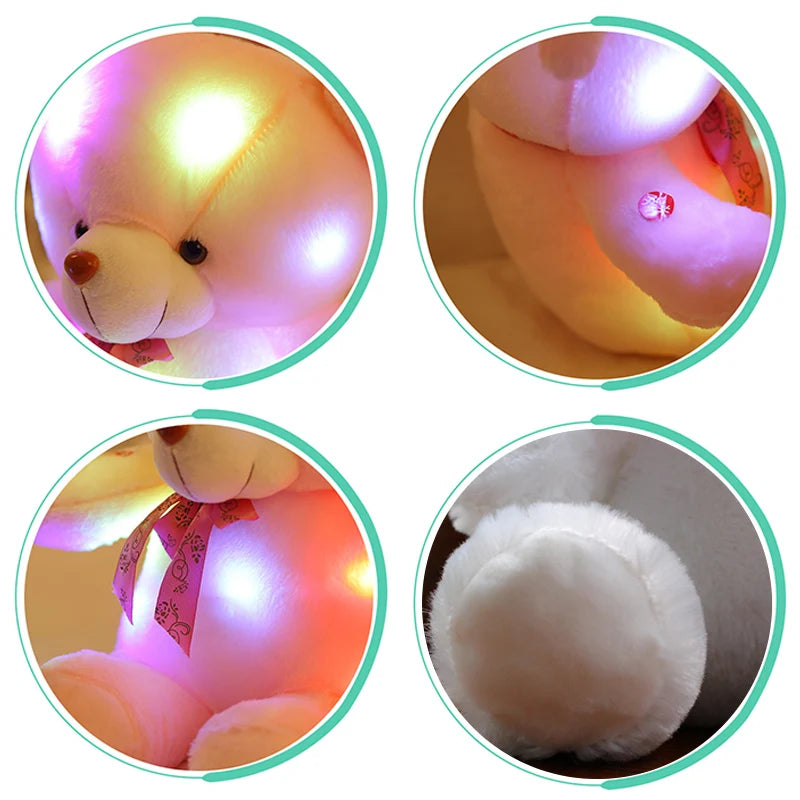 peluche ourson veilleuse douce pour enfants