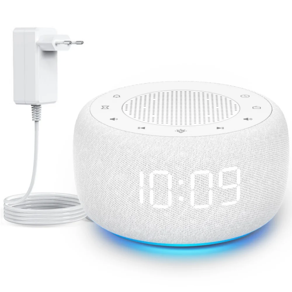 réveil radio FM design moderne blanc