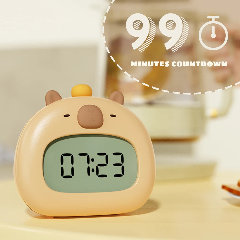 réveil capybara USB-C affichage toujours allumé