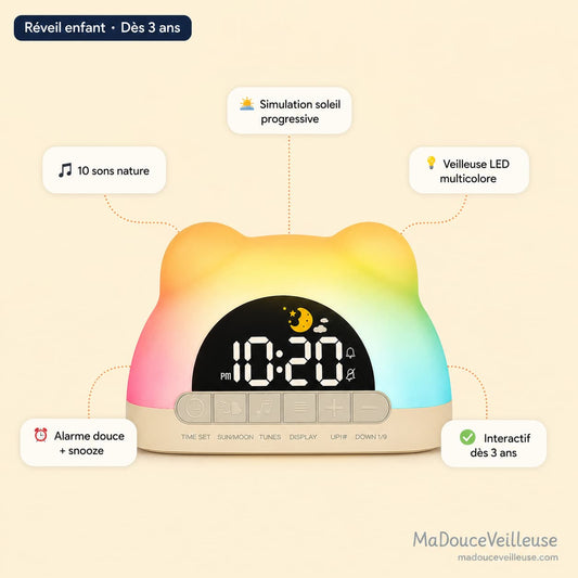 Réveil interactif pour enfant
