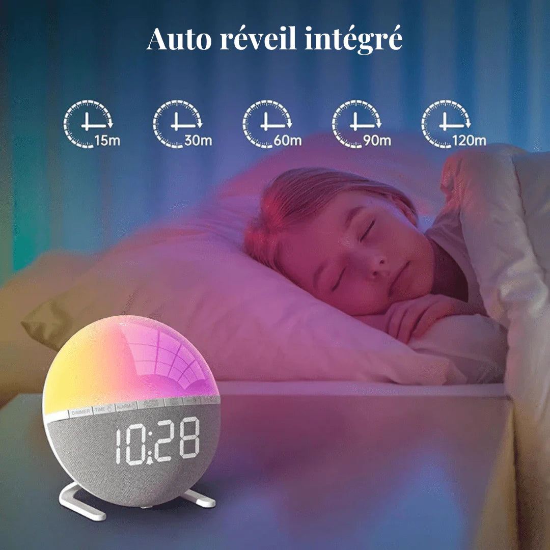 réveil LED avec minuterie d’extinction automatique