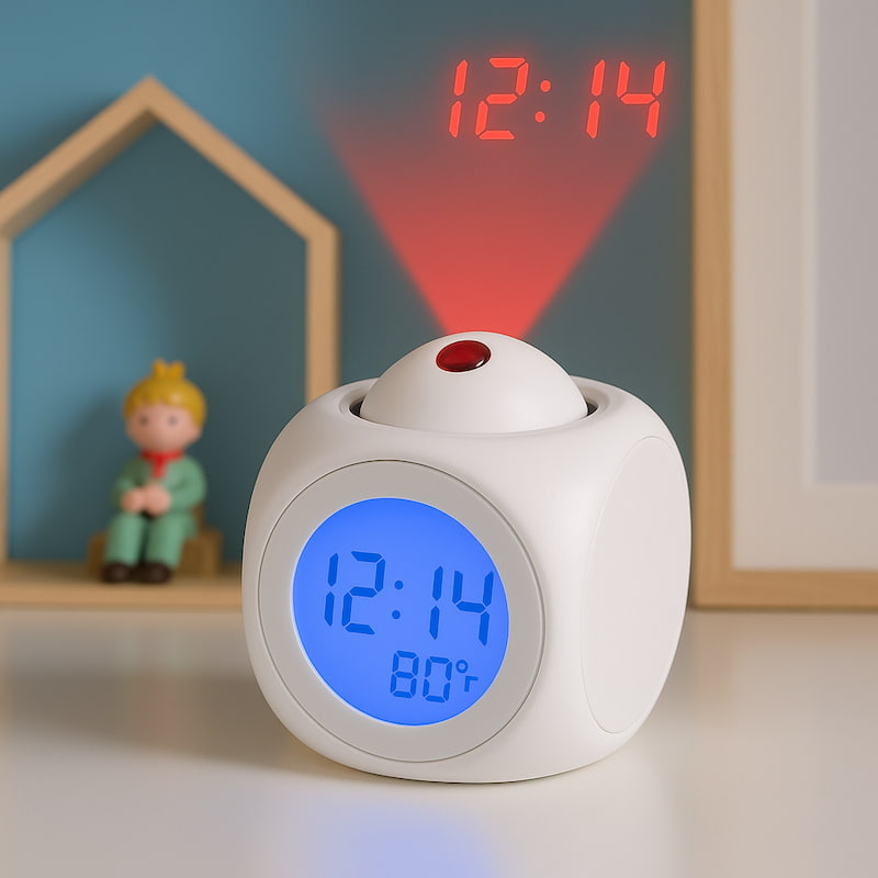 Reveil Projecteur de lheure au plafond