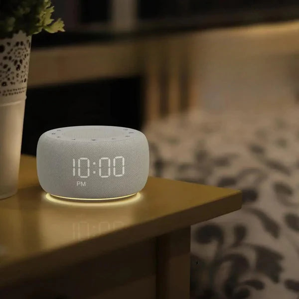 radio reveil blanc table de chevet