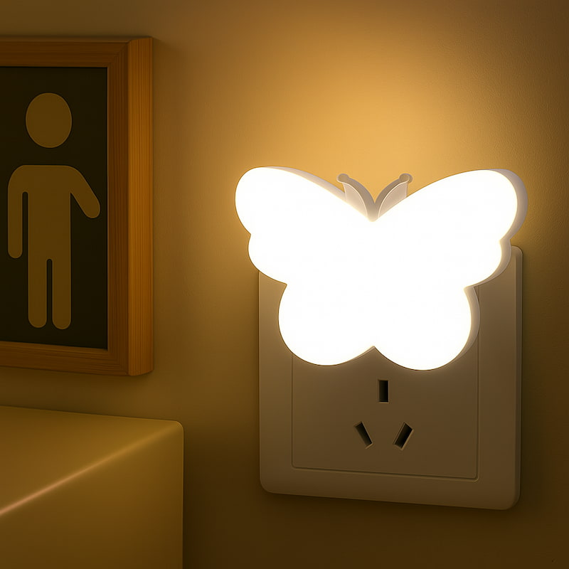 veilleuse papillon chambre enfant