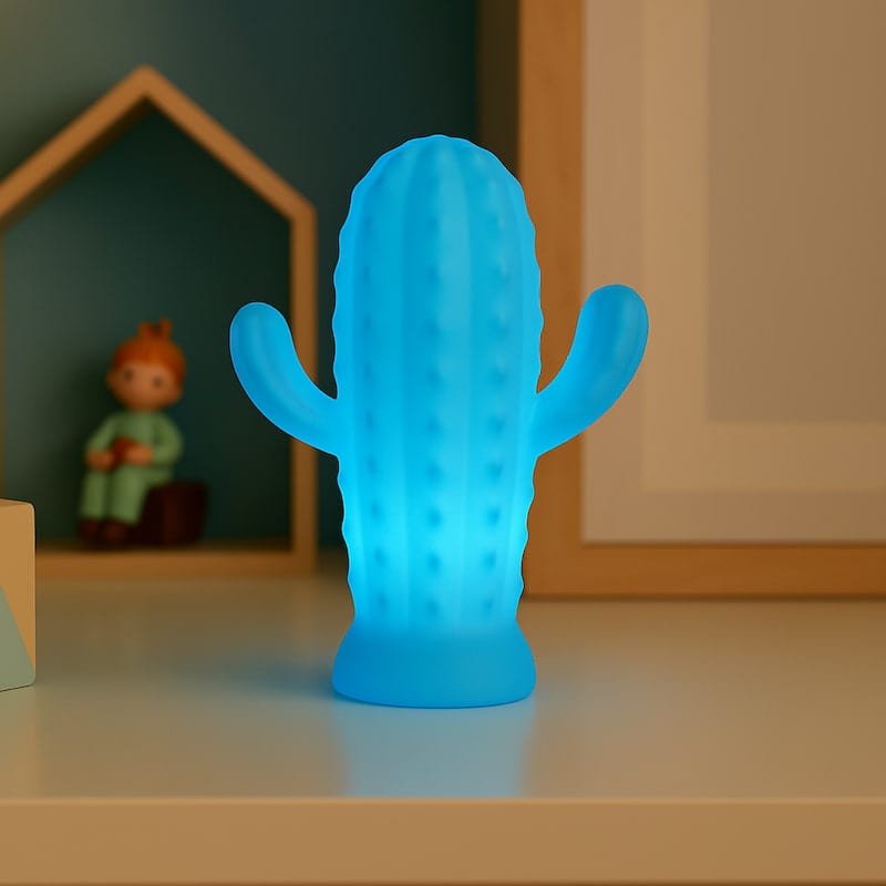 Veilleuse cactus | ZenCactus Bleu Madouceveilleuse