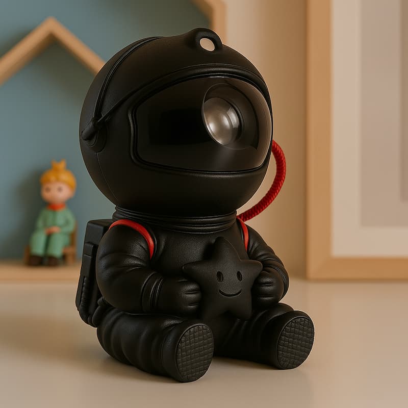 Projecteur astronaute | AstroGlow Etoile noire Madouceveilleuse