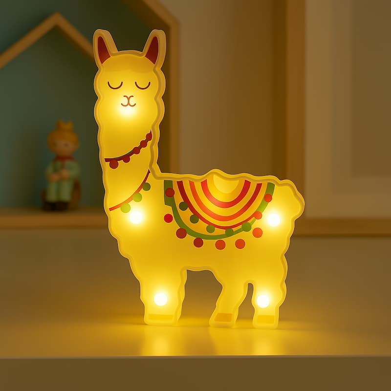 Veilleuse alpaga | AlpaGlow Jaune Madouceveilleuse