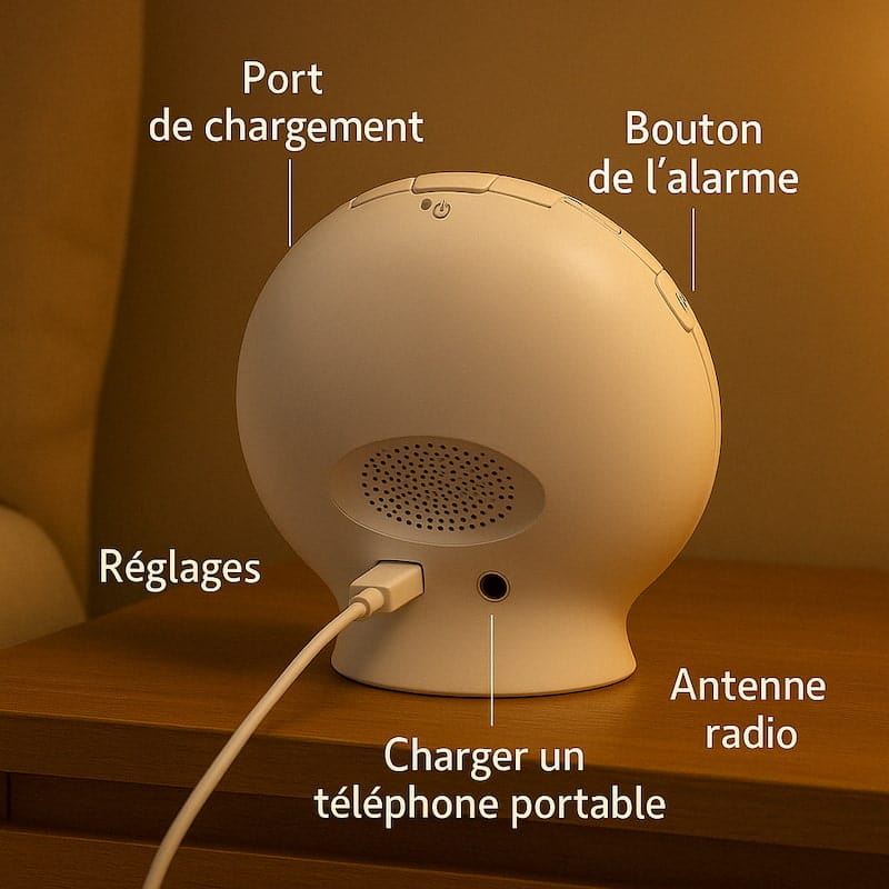 Reveil simulateur d'aube | NoctaRise Madouceveilleuse
