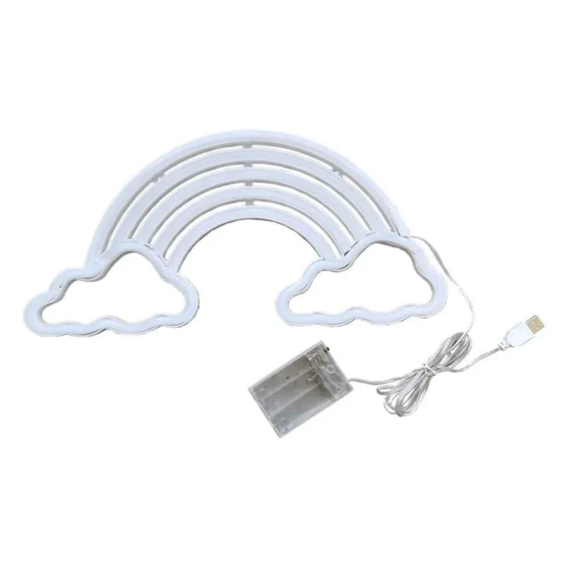 Veilleuse néon arc en ciel | RainbowGlow Madouceveilleuse