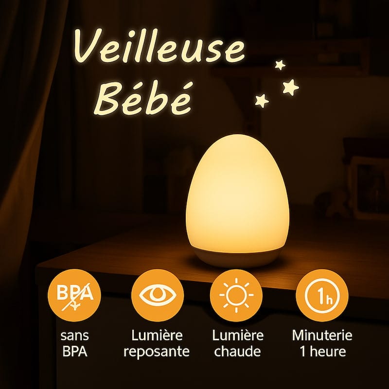 Veilleuse oeuf | EggLuz Madouceveilleuse