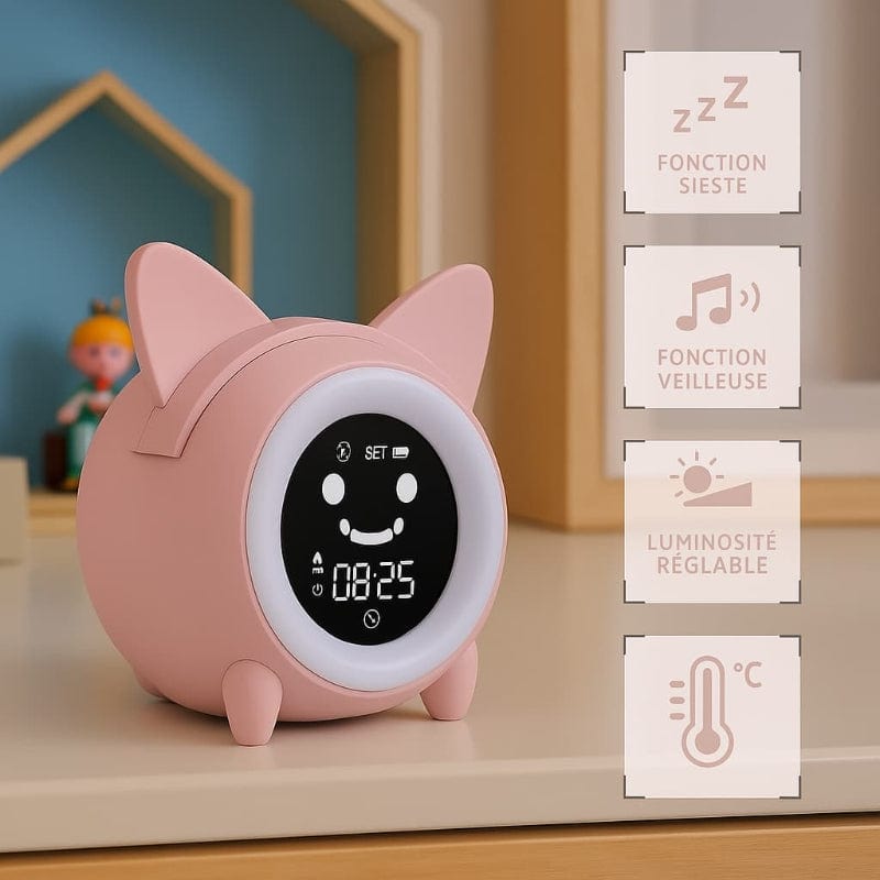 Veilleuse réveil éducatif | LumiChat Madouceveilleuse
