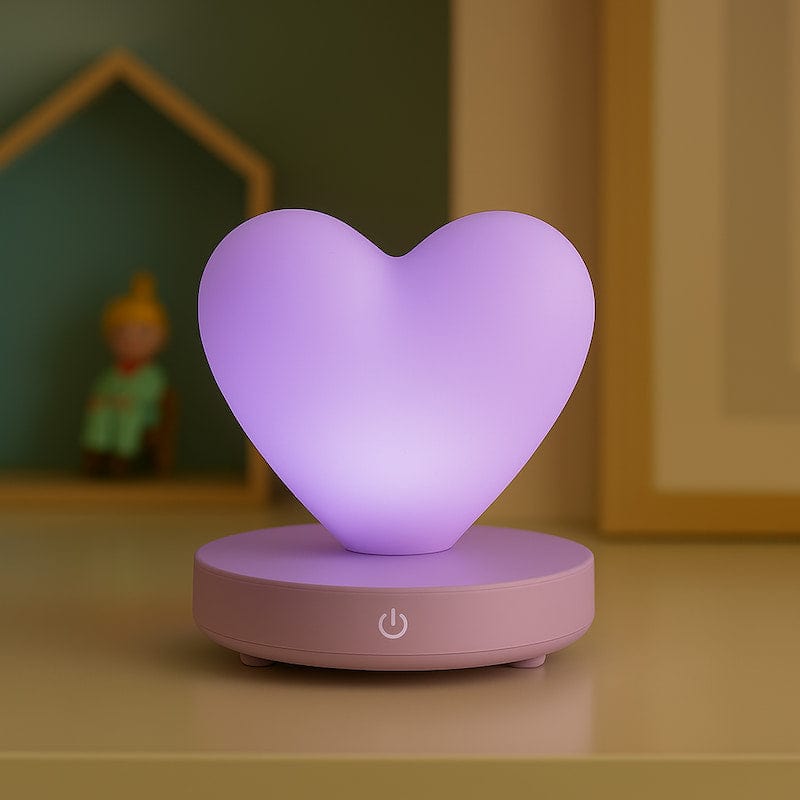 Veilleuse coeur | GlowLove Violet Madouceveilleuse