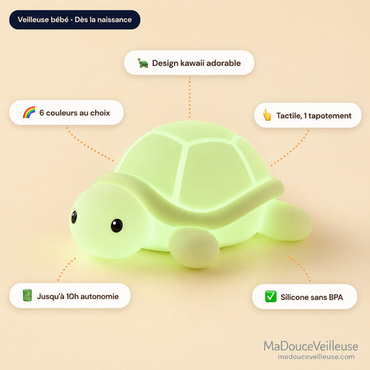 Veilleuse tortue bébé | BabyTurtle