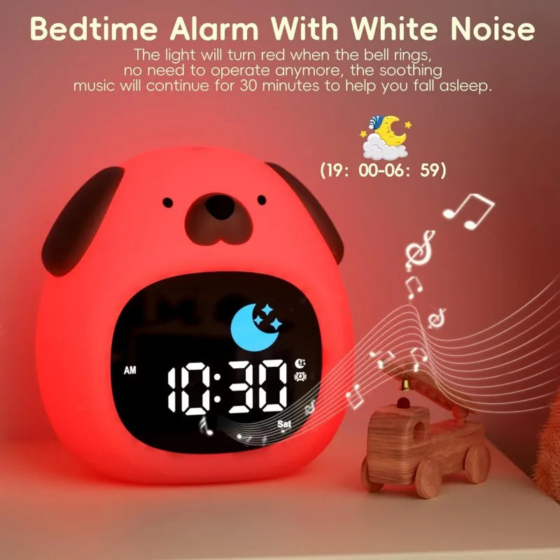 veilleuse enfant chien programmable avec lumière