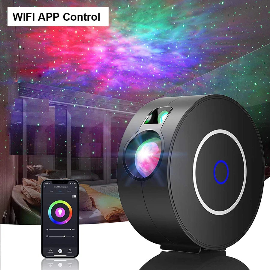 veilleuse galaxie avec commande vocale Alexa