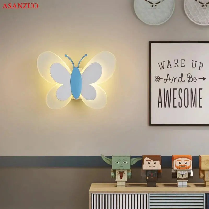 veilleuse murale design papillon