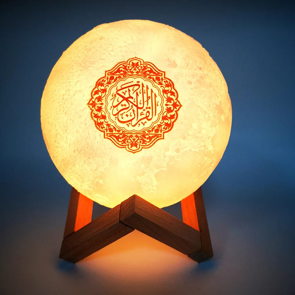 veilleuse musulmane design lune avec contrôle tactile