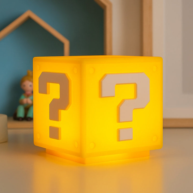 veilleuse enfant Mario bloc lumineux avec son