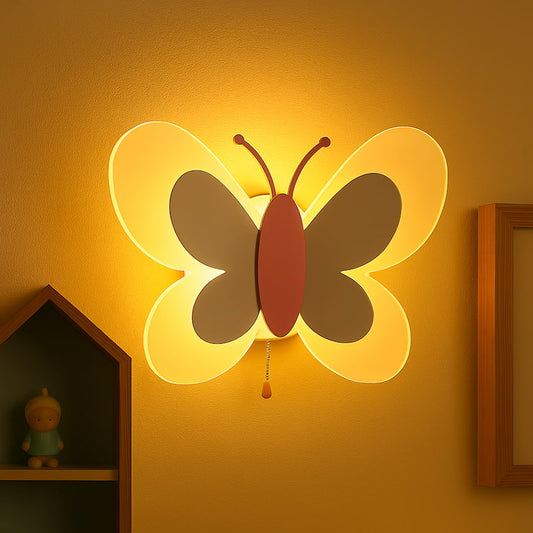 veilleuse applique murale papillon