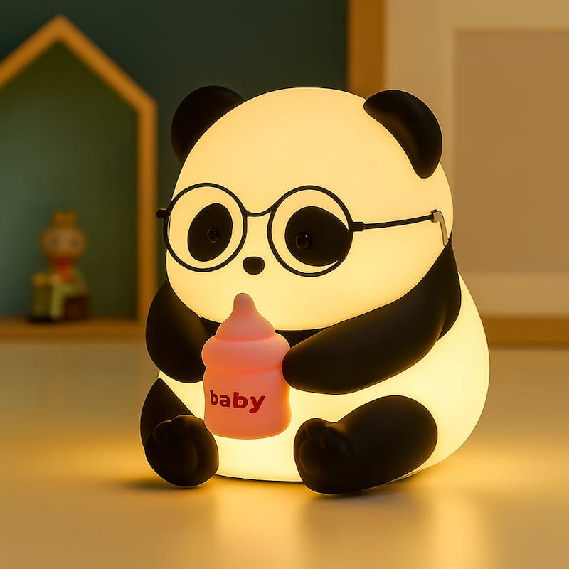 veilleuse panda mignonne en coffret cadeau