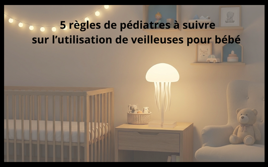 Les recommandations des pédiatres sur l'usage de veilleuses