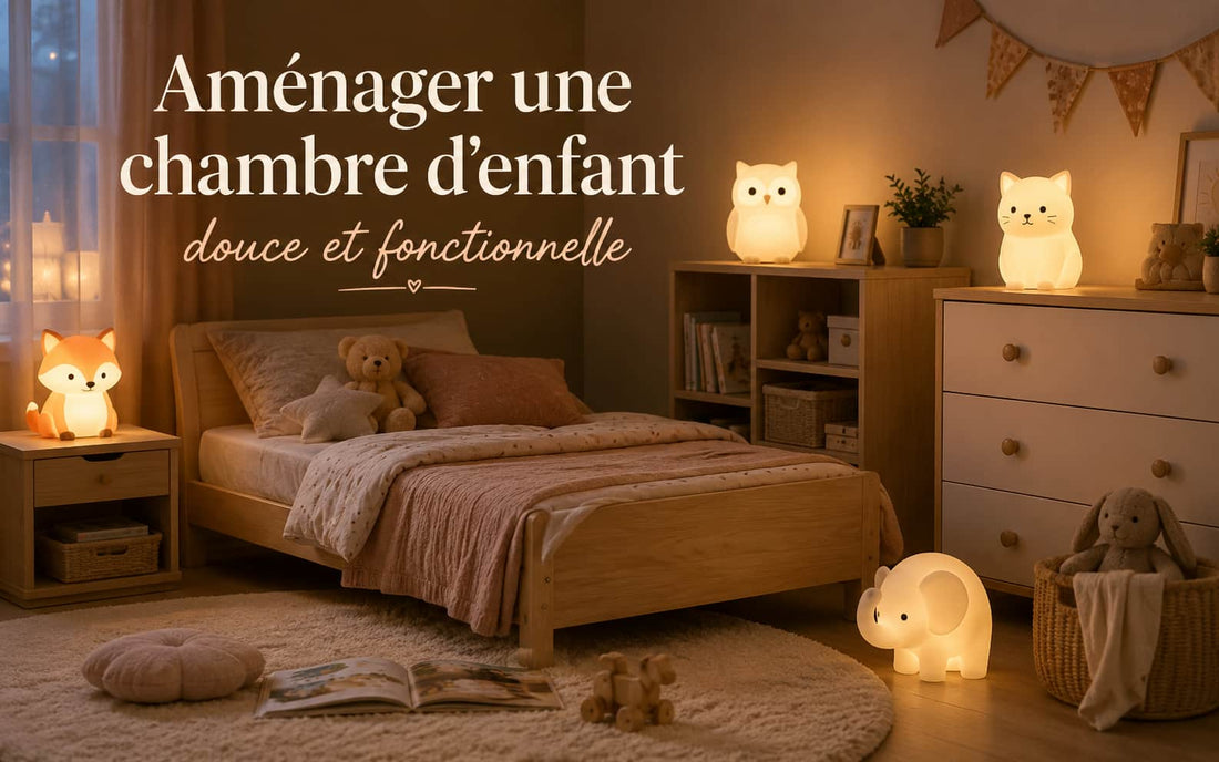 Aménager une chambre d'enfant douce et fonctionnelle