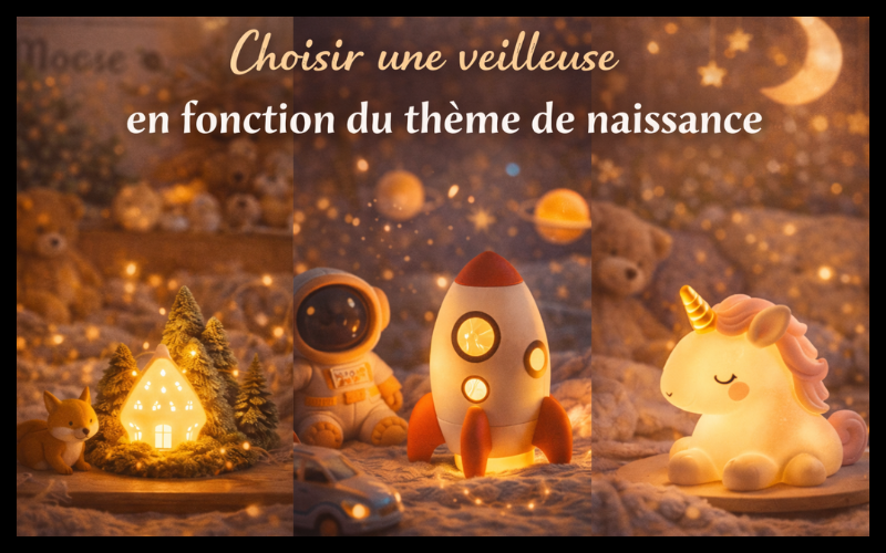 Choisir une veilleuse en fonction du theme de naissance
