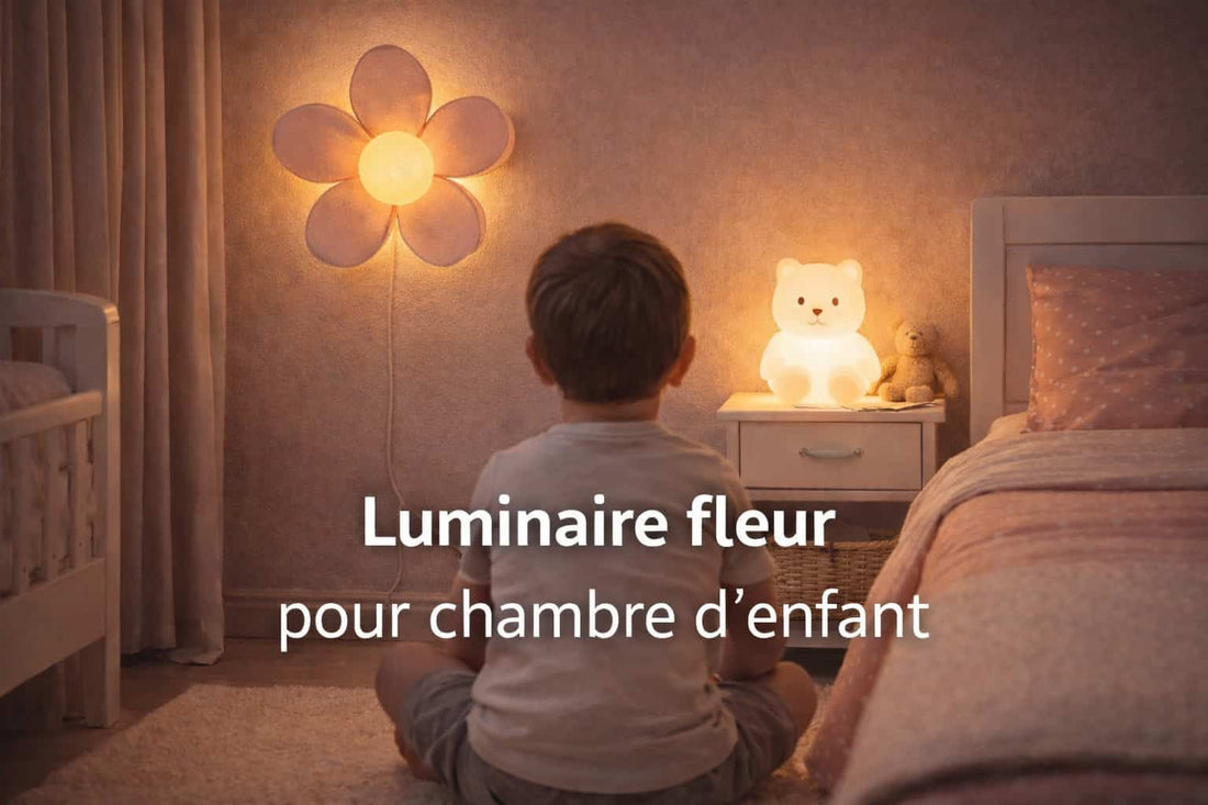 Luminaire fleur pour chambre d'enfant : créer une ambiance douce et poétique