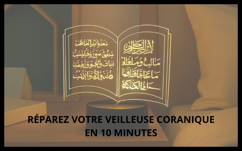 Problèmes courants et solutions sur une veilleuse coranique