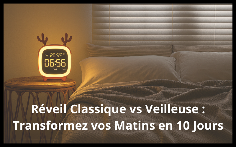 Réveil classique vs réveil veilleuse