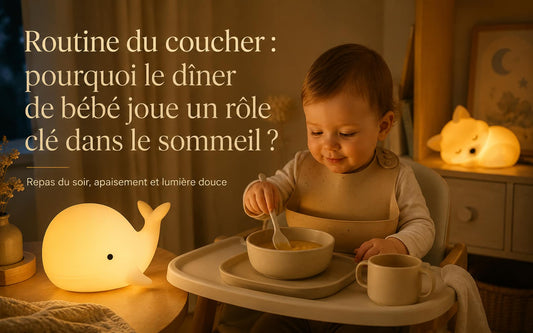 Routine du coucher  pourquoi le dîner de bébé joue un rôle clé dans le sommeil