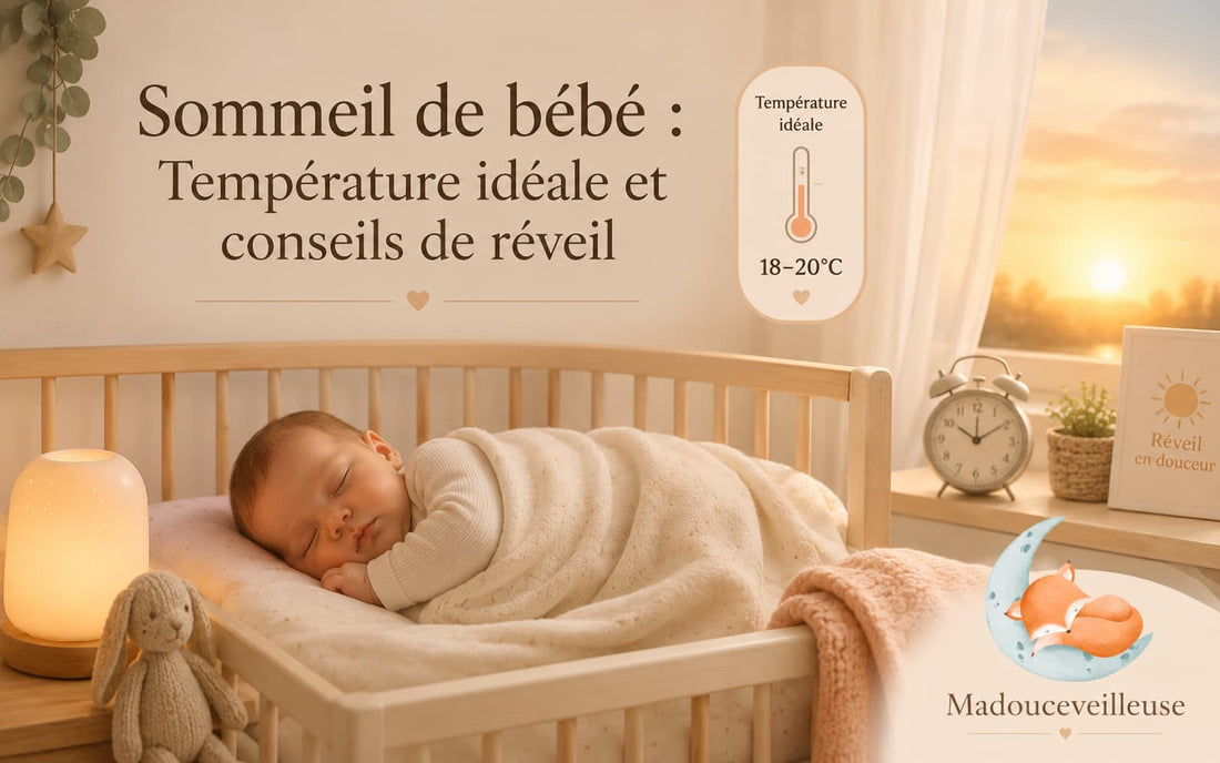 Sommeil de bébé  Température idéale et conseils de réveil