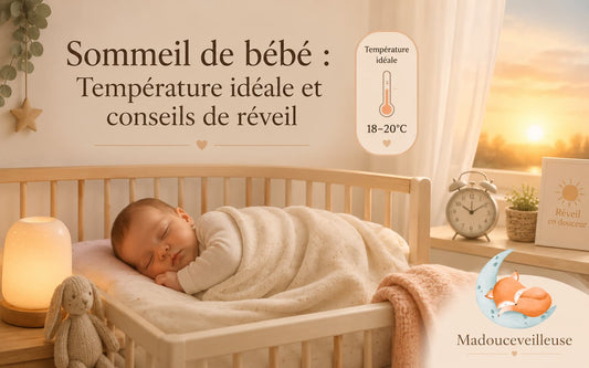 Sommeil de bébé  Température idéale et conseils de réveil